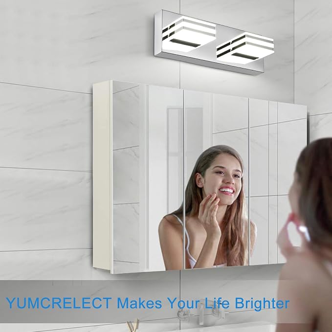 LED Vanity Light Bar 2 light Bathroom Mirror Light Fixtures Modern 12W Bath - Image 5
