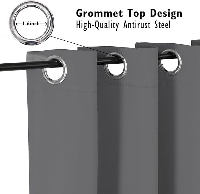 ChrisDowa Blackout Curtains 95 inches Long - Image 3