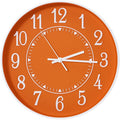 Wall Clock Modern Non-Ticking Battery Operated Silent Wall Clocks Simple Style by BAKBRAND
