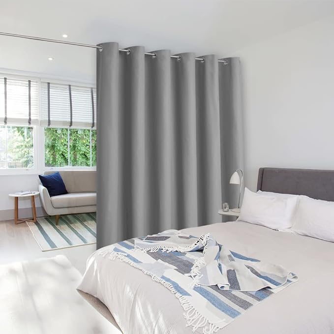 NICETOWN Room Separating Divider, Room Divider Curtain Screen Partitions by NICETOWN