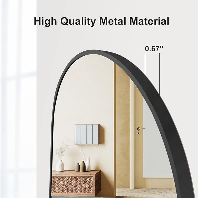 OGCAU 16''x48'' Arched Full Length Mirror - Image 4