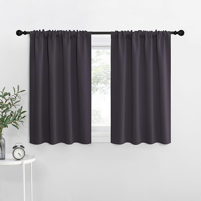 NICETOWN RV Blackout Curtains for Camper Windows, Kitchen Short Blackout by NICETOWN