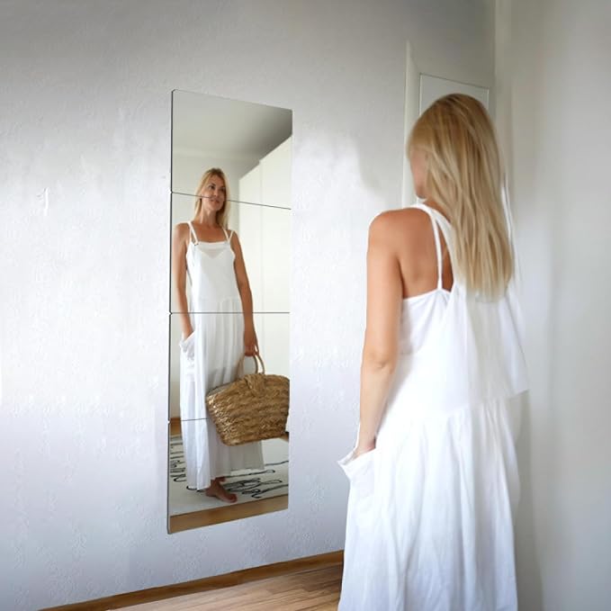 Unbreakable Wall Mirror Full Length, Over the Door Mirror - Image 4
