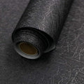 Abyssaly Black Silk Wallpaper Peel and Stick 15.7" X 196.8" Embossed Self by Abyssaly
