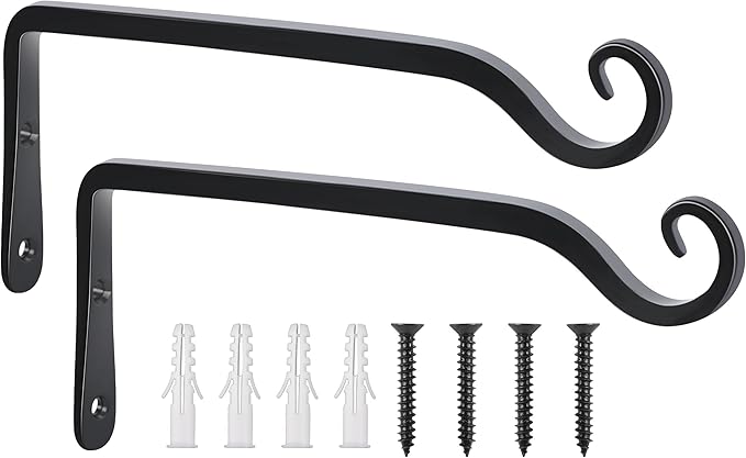 FEED GARDEN Wall Hooks for Hanging Plants 10 Inch by FEEDGARDEN