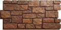 EverStone Cobblestone Faux Stone Panel, Copper Color by EkenaMillwork