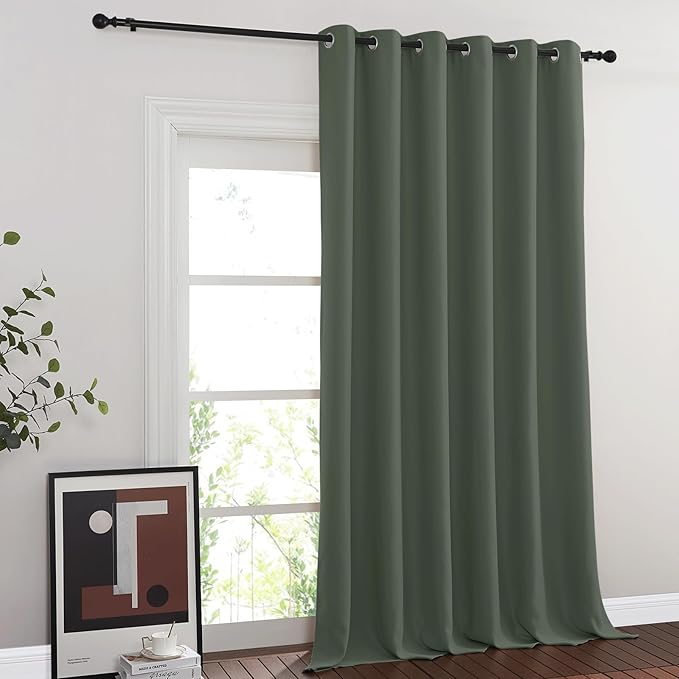 NICETOWN Blackout 90 inch Sliding Door Curtain - Image 2