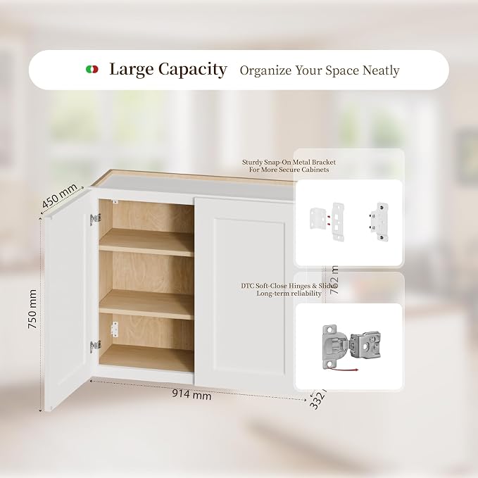Kisart Laundry Room Cabinets Wall Mounted - Image 6