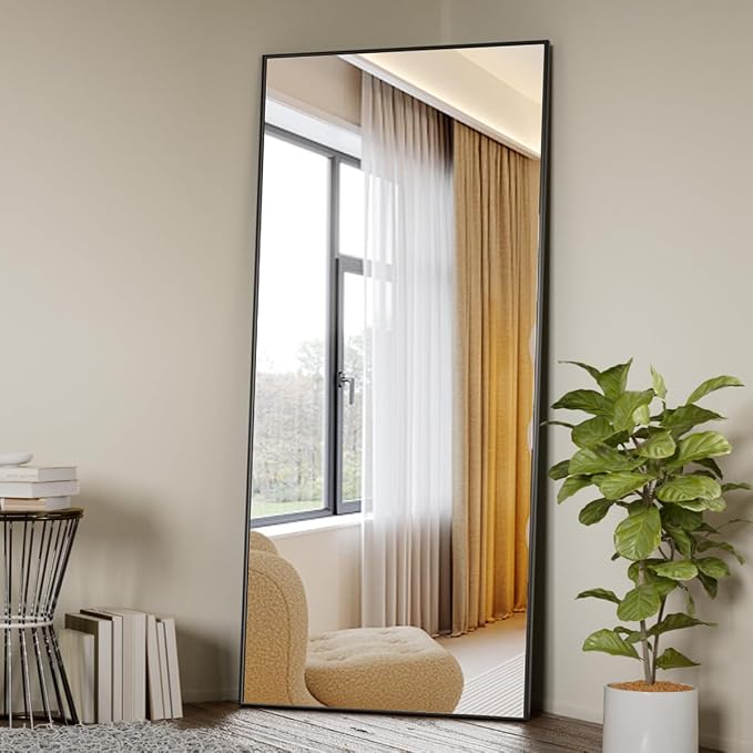 Koonmi 71"x26" Floor Mirror Full Length, Bedroom Floor Body Mirror - Image 5