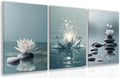 GELDSTEI Calm Zen Botanical Canvas Wall Art, Yoga Spa Meditation Room Decor by Unknown