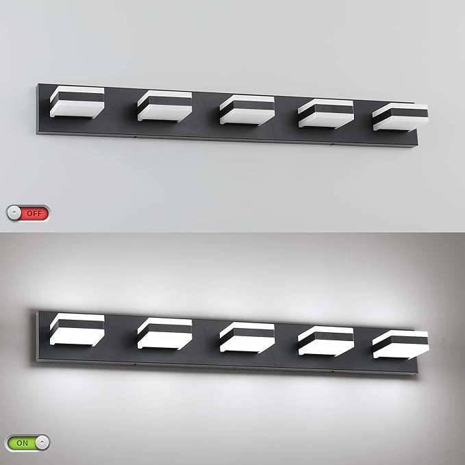 SOLFART Bathroom Lighting Fixtures, Bathroom Vanity Lights Over Mirror - Image 5
