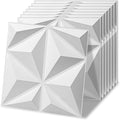 Art3d 100 Pack Decorative 3D Wall Panels, 97 Sq.Feet PVC Interior Wall Décor by Art3d