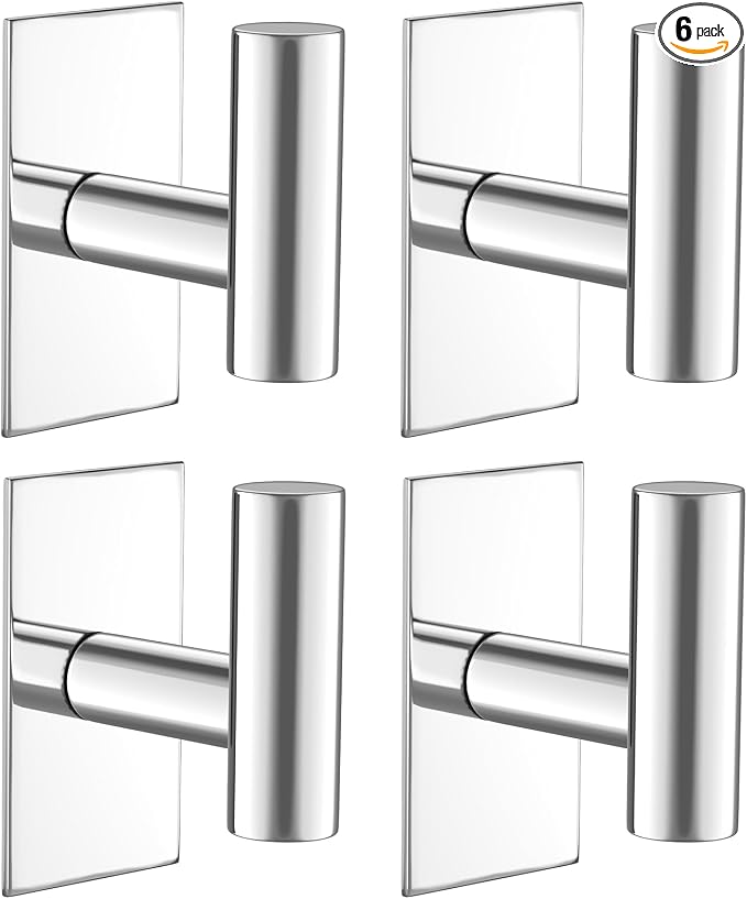 VAEHOLD Wall Towel Hooks, Heavy Duty Sticky Holder Waterproof Towel Hooks by VAEHOLD