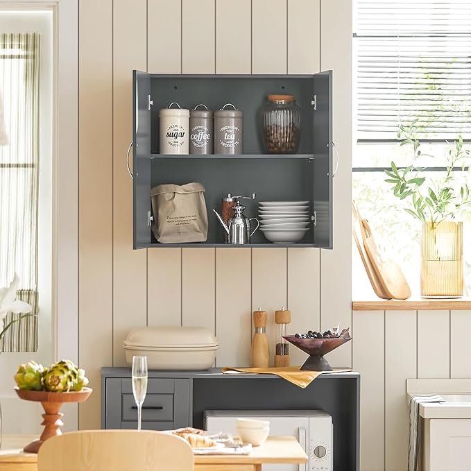 Haotian Wall Cabinet Laundry Room, Wall Storage Cabinet Kitchen Bathroom Garage - Image 7