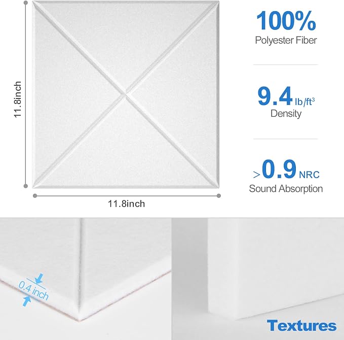 Sonicism 22 Pack X-Lined Acoustic Panels - Image 6