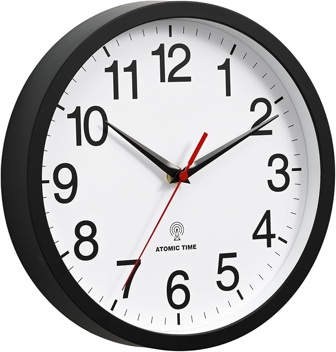 Rohioue Atomic Wall Clock, Modern 14 Inch Battery Operated Wall Clocks - Image 2