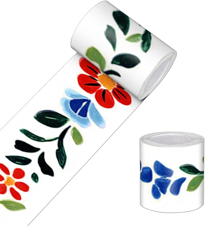 HOMETITUTE Wallpaper Border 4x196 Inch Peel and Stick Wall Border Wallpaper by HOMETITUTE