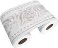 UPREDO 3D Decorative Floral Molding Waterproof Wallpaper Border Peel and Stick by UPREDO