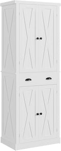 IRONCK Kitchen Pantry Storage Cabinet 72.6" H x 24" W, by IRONCK