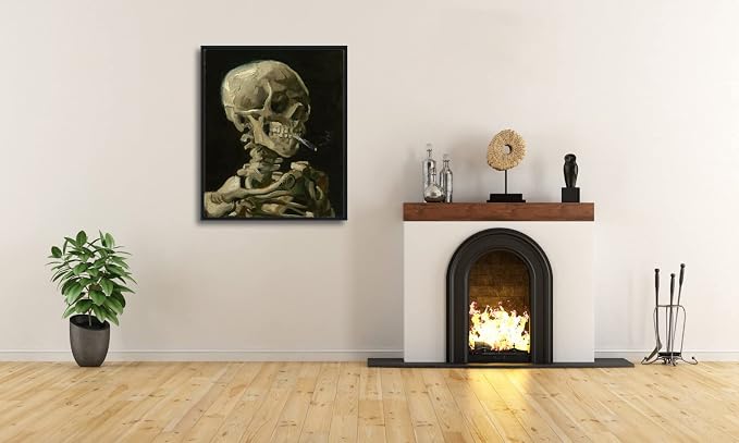 Wieco Art Framed Art Skull of a Skeleton - Image 4
