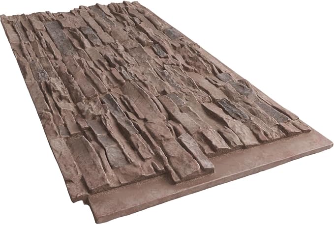 EverStone Canyon Ridge Faux Stone Panel, 45 3/4"W x 24 1/2"H x 1 1/4"D - Image 6