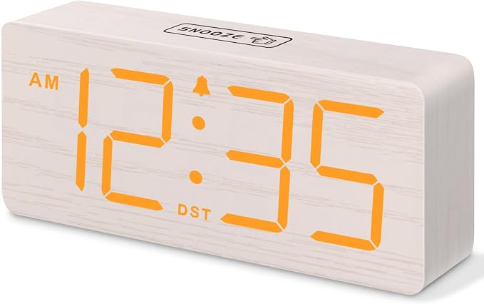 DreamSky Wooden Digital Alarm Clock by DreamSky