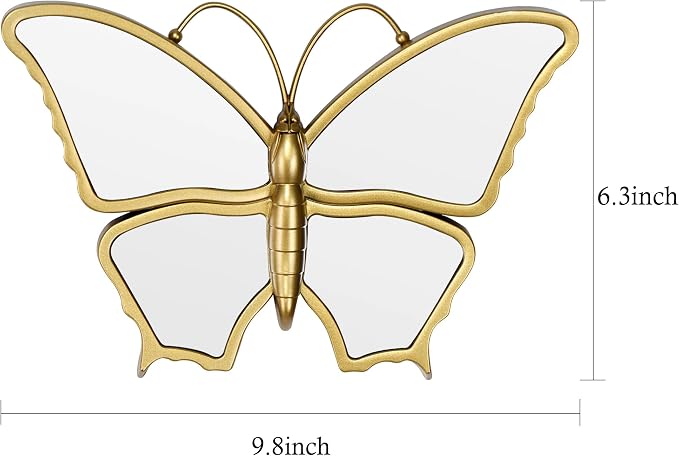 Decorative Butterfly Wall Mirror - Image 2