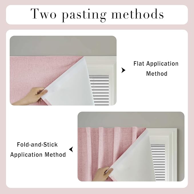 Self-Adhesive Total 100% Blackout Window Treatment - Image 5
