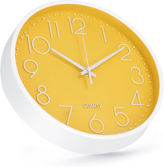 Wall Clock Non-Ticking Silent Modern Simple Style Round Decor Clock - Image 2