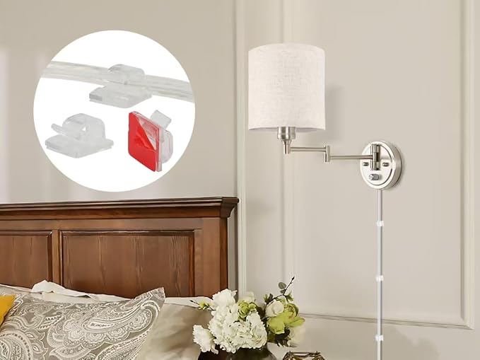 Plug in Wall Sconces with Remote Control, Dimming & Adjustable Colors - Image 8