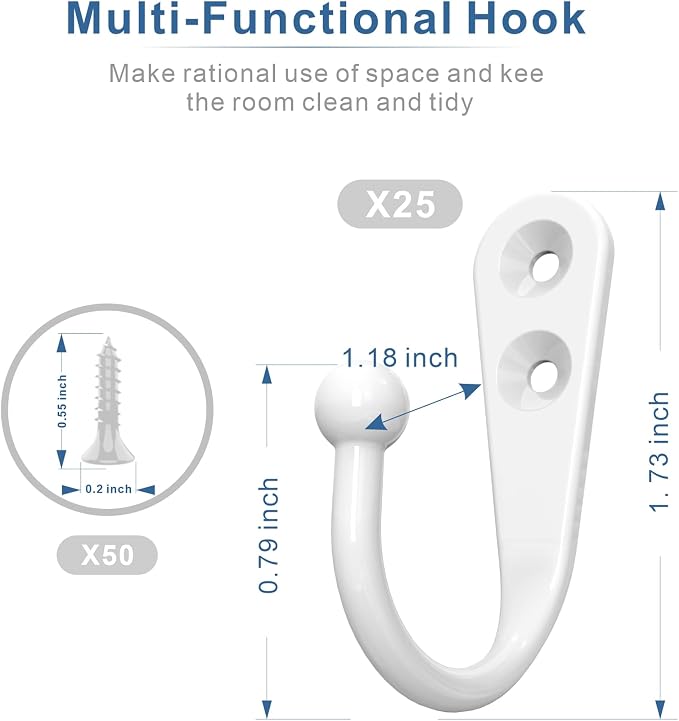 ZAYBOD Coat Hooks for Wall, Decorative Hanging Hooks for Coats, and Bags - Image 3