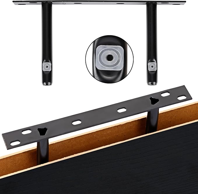 Fixwal Black Shelves, 15.8in Floating Shelves, Farmhouse Shelf Wall Decor - Image 4