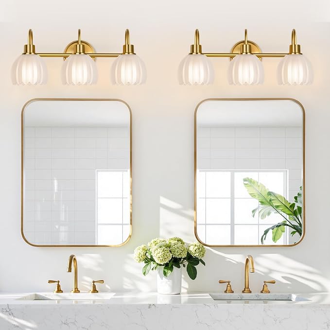 3-Light Bathroom Vanity Light, Vanity Lighting Fixtures Over Mirror - Image 7