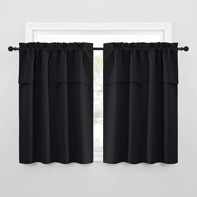 NICETOWN Black Blackout Curtains - Image 6