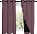 NICETOWN 100% Blackout Curtains 54 inches Long, Double-Deck Completely Blackout by NICETOWN