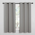 NICETOWN Blackout Curtains 63 inches Long, Thermal Insulated Solid Grommet Top by NICETOWN