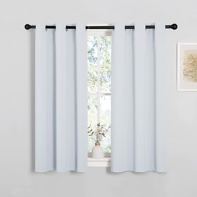 NICETOWN Room Darkening Draperies Curtains Panels, Window Treatment Thermal - Image 2