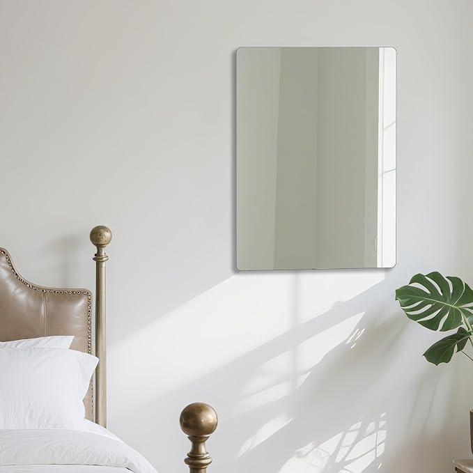 Frameless Mirror, Rectangle Bathroom Mirror - Image 8