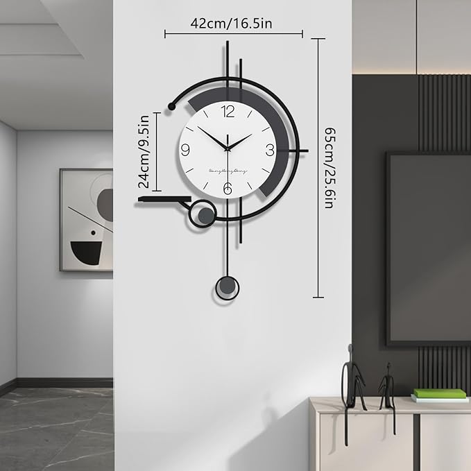 Modern Wall Clock Large Minimalist Decorative Wall Clocks Creativity Silent Non - Image 6