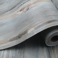 Wood Grain Peel and Stick Floor Tiles – 11.8” Width, Full Roll Length of 118" – by auxua