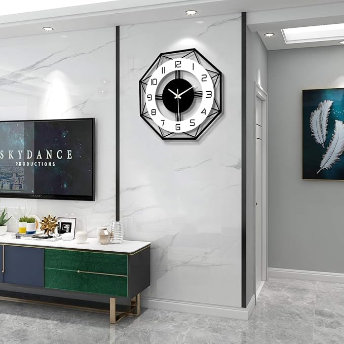 Large Wall Clocks for Living Room Decor Modern Silent Wall Clock for Home House - Image 3