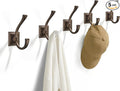 TUNNY 5 Pack Antique Design Wall Hanging Coat Hooks by TUNNY