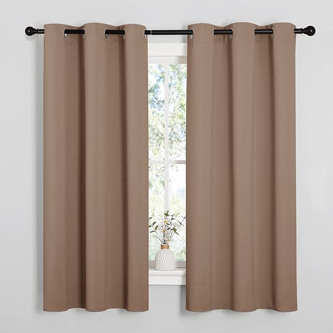 NICETOWN Window Treatment Thermal Insulated Solid Grommet Blackout by NICETOWN