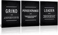 KAWAHONE Inspirational Grind Wall Art by KAWAHONE
