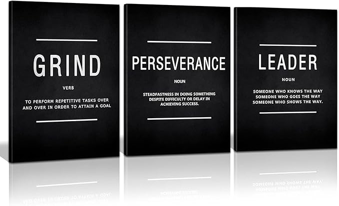 KAWAHONE Inspirational Grind Wall Art by KAWAHONE