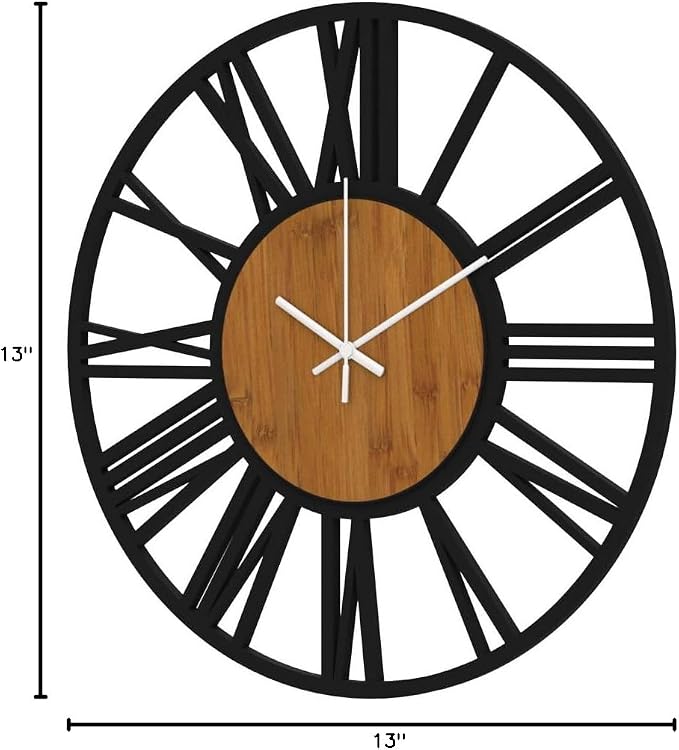 1st owned Wall Clocks for Living Room Decor, Round Silent Non Ticking, Modern - Image 8