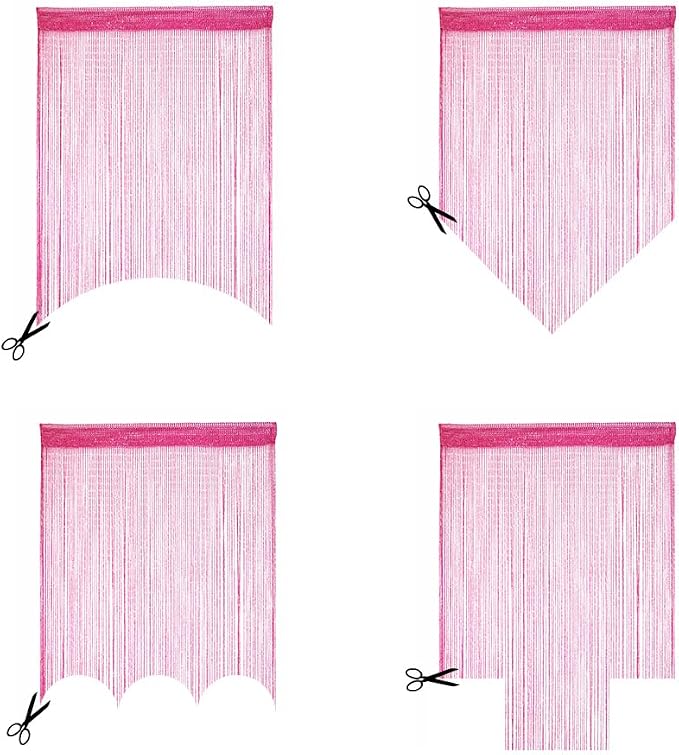 ave split Decorative Door String Curtain Wall Panel Fringe Window Room Divider - Image 3