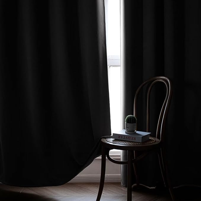 IGEMAEVE Blackout Curtains 72 Inch Length 2 Panels Set, Rod Pocket Energy - Image 7
