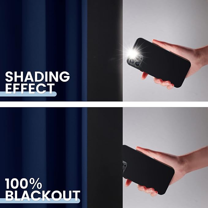 SimpleHome 100% Blackout Curtains - Image 3