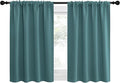 NICETOWN Kitchen Curtains, Sea Teal, Short Blackout Curtains & Drapes, Thermal by NICETOWN